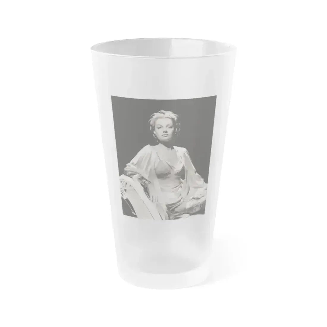 Ann Sheridan #194 (Vintage Female Icon) Frosted Pint Glass 16oz 16oz Frosted - Go Mug Yourself