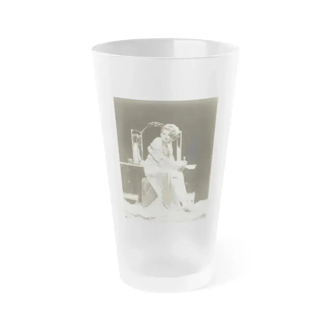 Ann Sheridan #196 (Vintage Female Icon) Frosted Pint Glass 16oz 16oz Frosted - Go Mug Yourself