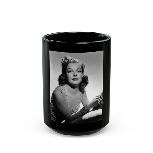Ann Sheridan #197 (Vintage Female Icon) Black Coffee Mug 15oz - Go Mug Yourself
