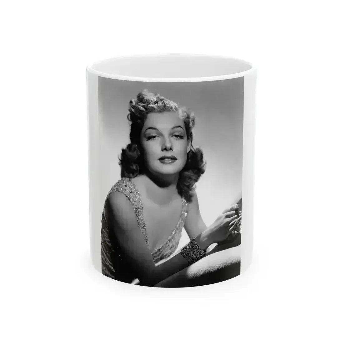 Ann Sheridan #197 (Vintage Female Icon) White Coffee Mug 11oz - Go Mug Yourself