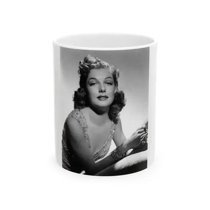 Ann Sheridan #197 (Vintage Female Icon) White Coffee Mug 11oz - Go Mug Yourself