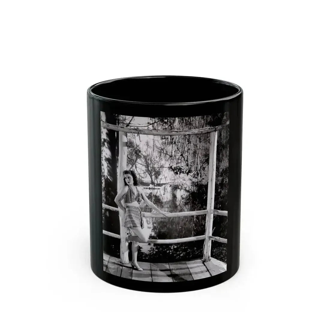 Ann Sheridan #20 (Vintage Female Icon) Black Coffee Mug 11oz - Go Mug Yourself