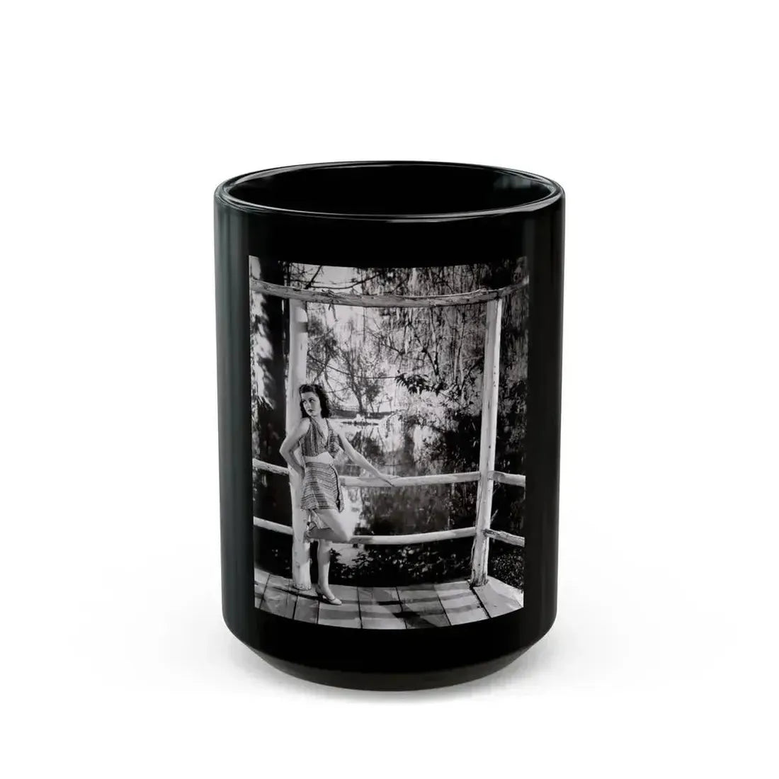 Ann Sheridan #20 (Vintage Female Icon) Black Coffee Mug 15oz - Go Mug Yourself