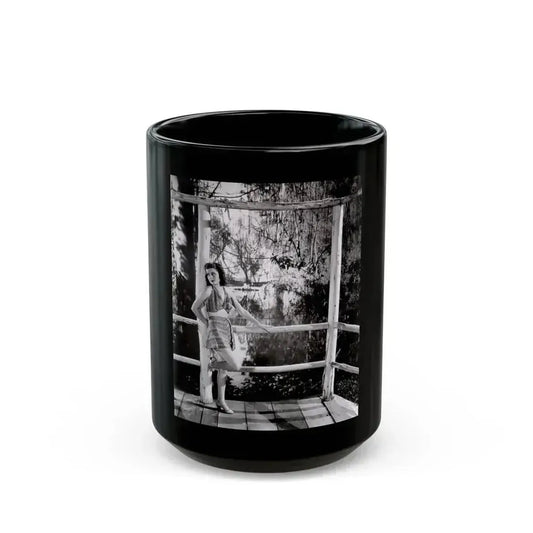 Ann Sheridan #20 (Vintage Female Icon) Black Coffee Mug 15oz - Go Mug Yourself
