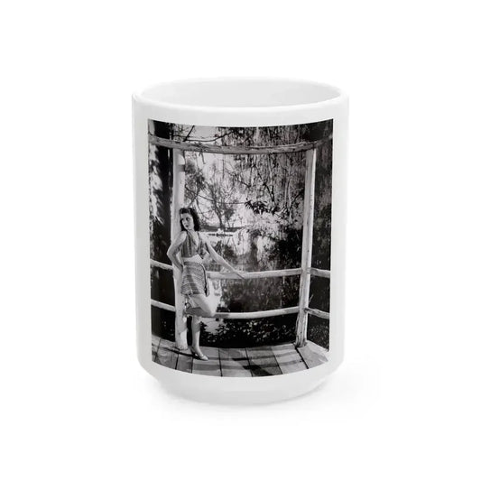 Ann Sheridan #20 (Vintage Female Icon) White Coffee Mug 15oz - Go Mug Yourself