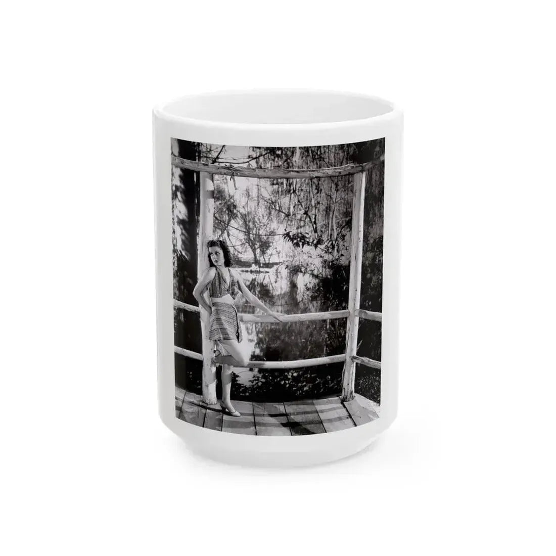 Ann Sheridan #20 (Vintage Female Icon) White Coffee Mug 15oz - Go Mug Yourself