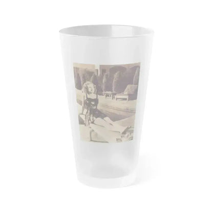 Ann Sheridan #205 (Vintage Female Icon) Frosted Pint Glass 16oz 16oz Frosted - Go Mug Yourself