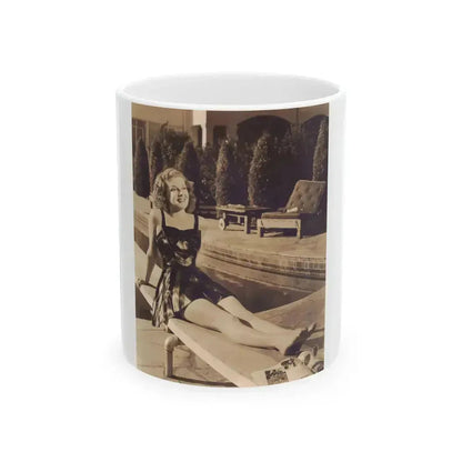 Ann Sheridan #205 (Vintage Female Icon) White Coffee Mug 11oz - Go Mug Yourself