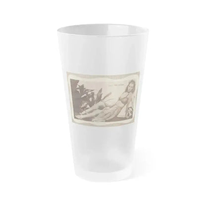 Ann Sheridan #206 (Vintage Female Icon) Frosted Pint Glass 16oz 16oz Frosted - Go Mug Yourself