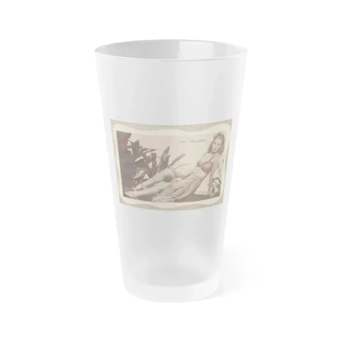 Ann Sheridan #206 (Vintage Female Icon) Frosted Pint Glass 16oz 16oz Frosted - Go Mug Yourself