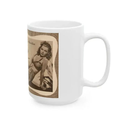 Ann Sheridan #206 (Vintage Female Icon) White Coffee Mug - Go Mug Yourself