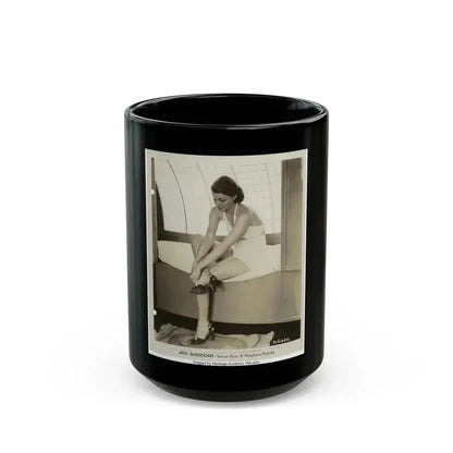 Ann Sheridan #209 (Vintage Female Icon) Black Coffee Mug 15oz - Go Mug Yourself