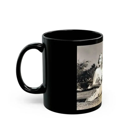 Ann Sheridan #211 (Vintage Female Icon) Black Coffee Mug - Go Mug Yourself