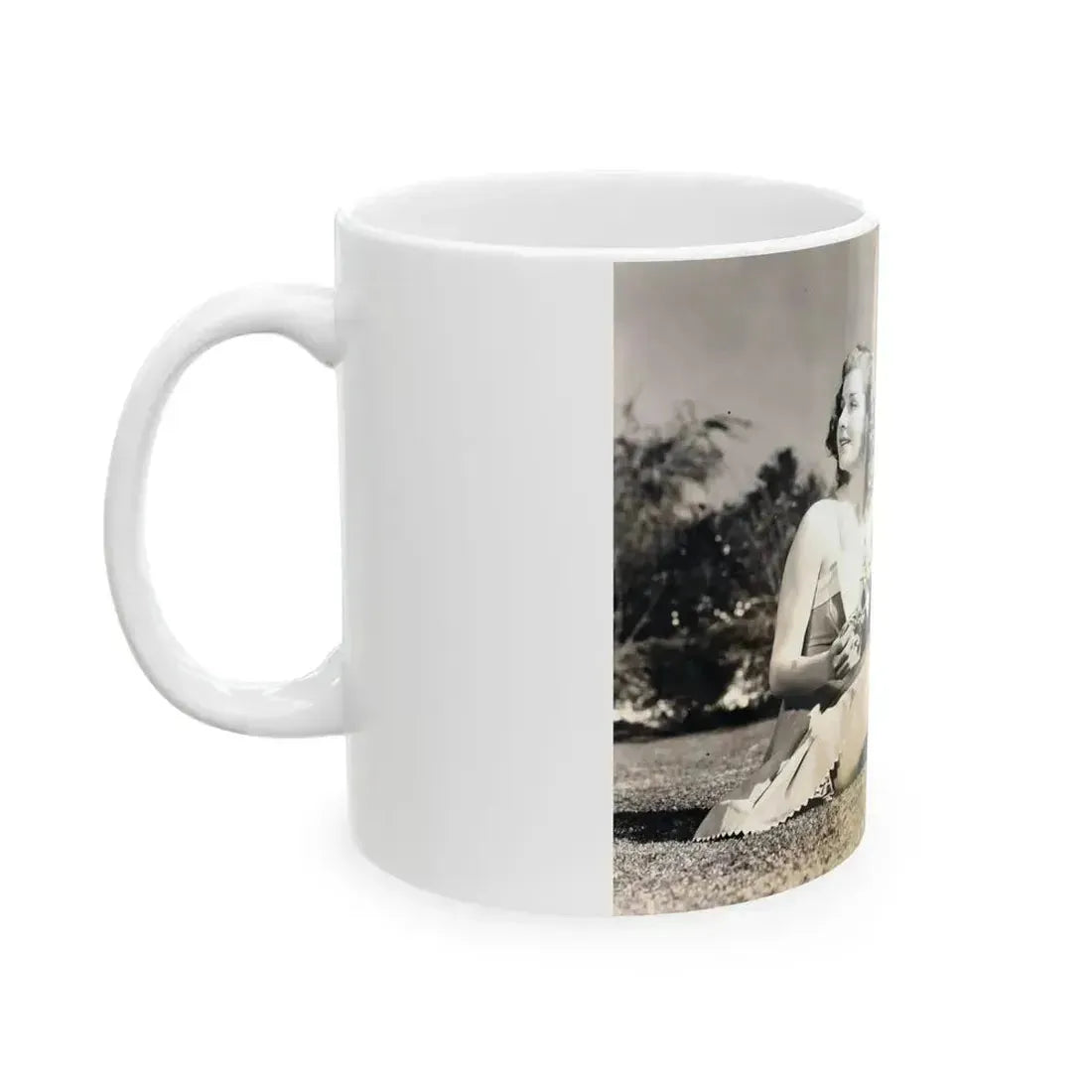 Ann Sheridan #211 (Vintage Female Icon) White Coffee Mug - Go Mug Yourself