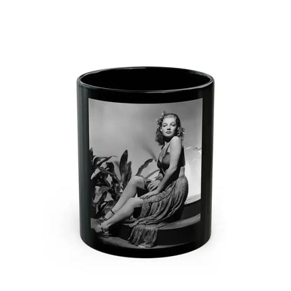 Ann Sheridan #215 (Vintage Female Icon) Black Coffee Mug 11oz - Go Mug Yourself