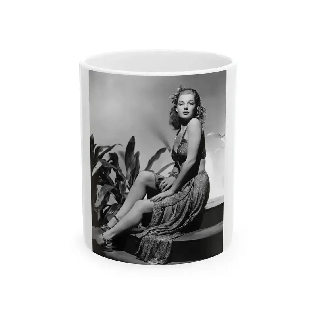 Ann Sheridan #215 (Vintage Female Icon) White Coffee Mug 11oz - Go Mug Yourself