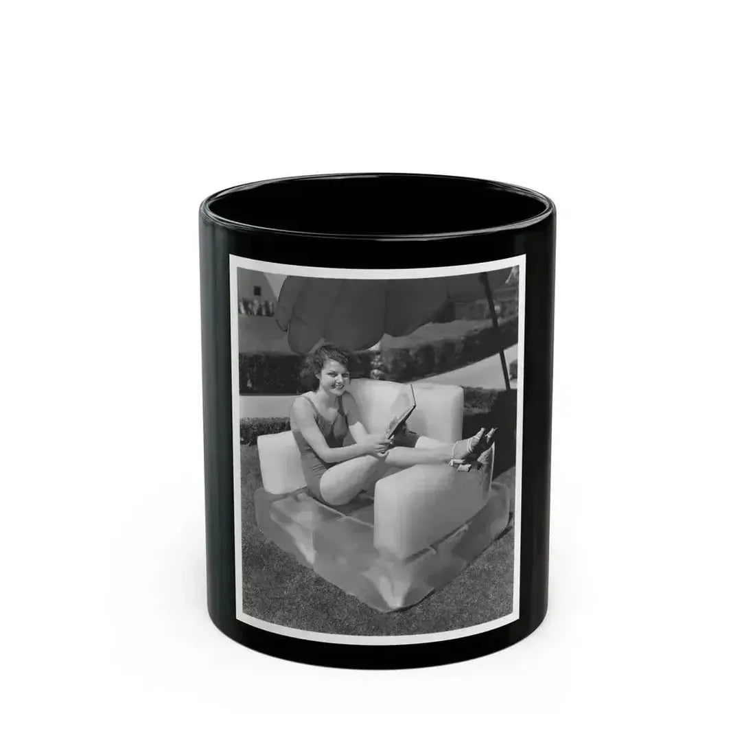 Ann Sheridan #216 (Vintage Female Icon) Black Coffee Mug 11oz - Go Mug Yourself