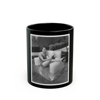 Ann Sheridan #216 (Vintage Female Icon) Black Coffee Mug 11oz - Go Mug Yourself