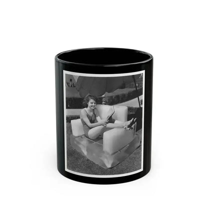 Ann Sheridan #216 (Vintage Female Icon) Black Coffee Mug 11oz - Go Mug Yourself