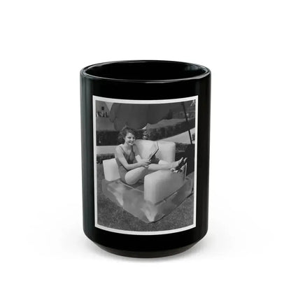 Ann Sheridan #216 (Vintage Female Icon) Black Coffee Mug 15oz - Go Mug Yourself
