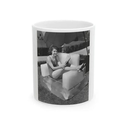 Ann Sheridan #216 (Vintage Female Icon) White Coffee Mug 11oz - Go Mug Yourself
