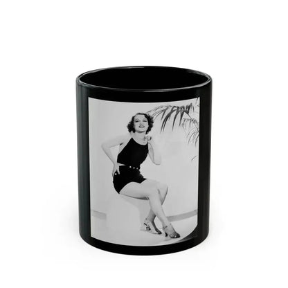 Ann Sheridan #217 (Vintage Female Icon) Black Coffee Mug 11oz - Go Mug Yourself