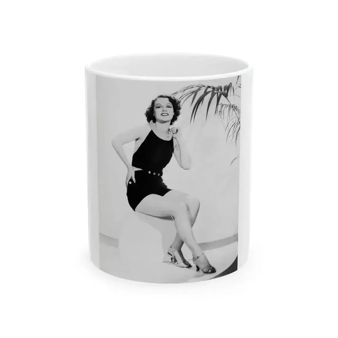 Ann Sheridan #217 (Vintage Female Icon) White Coffee Mug 11oz - Go Mug Yourself