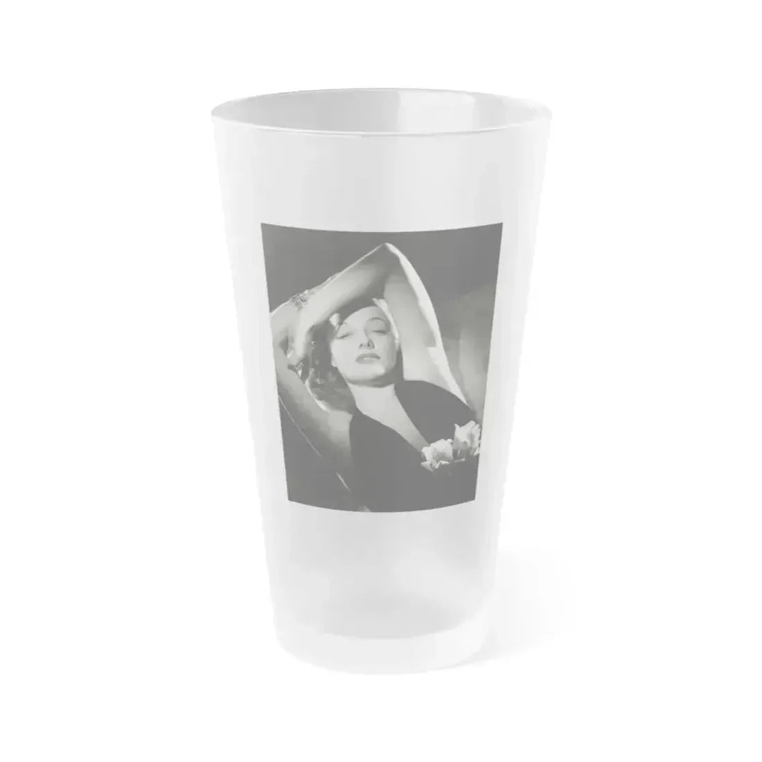 Ann Sheridan #218 (Vintage Female Icon) Frosted Pint Glass 16oz 16oz Frosted - Go Mug Yourself