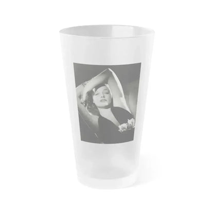 Ann Sheridan #218 (Vintage Female Icon) Frosted Pint Glass 16oz 16oz Frosted - Go Mug Yourself