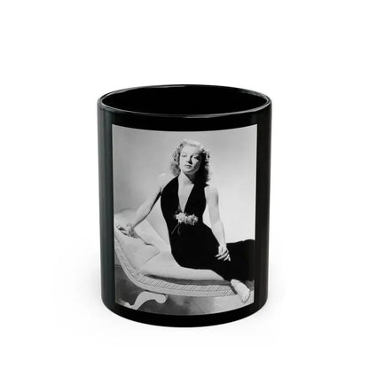 Ann Sheridan #219 (Vintage Female Icon) Black Coffee Mug 11oz - Go Mug Yourself