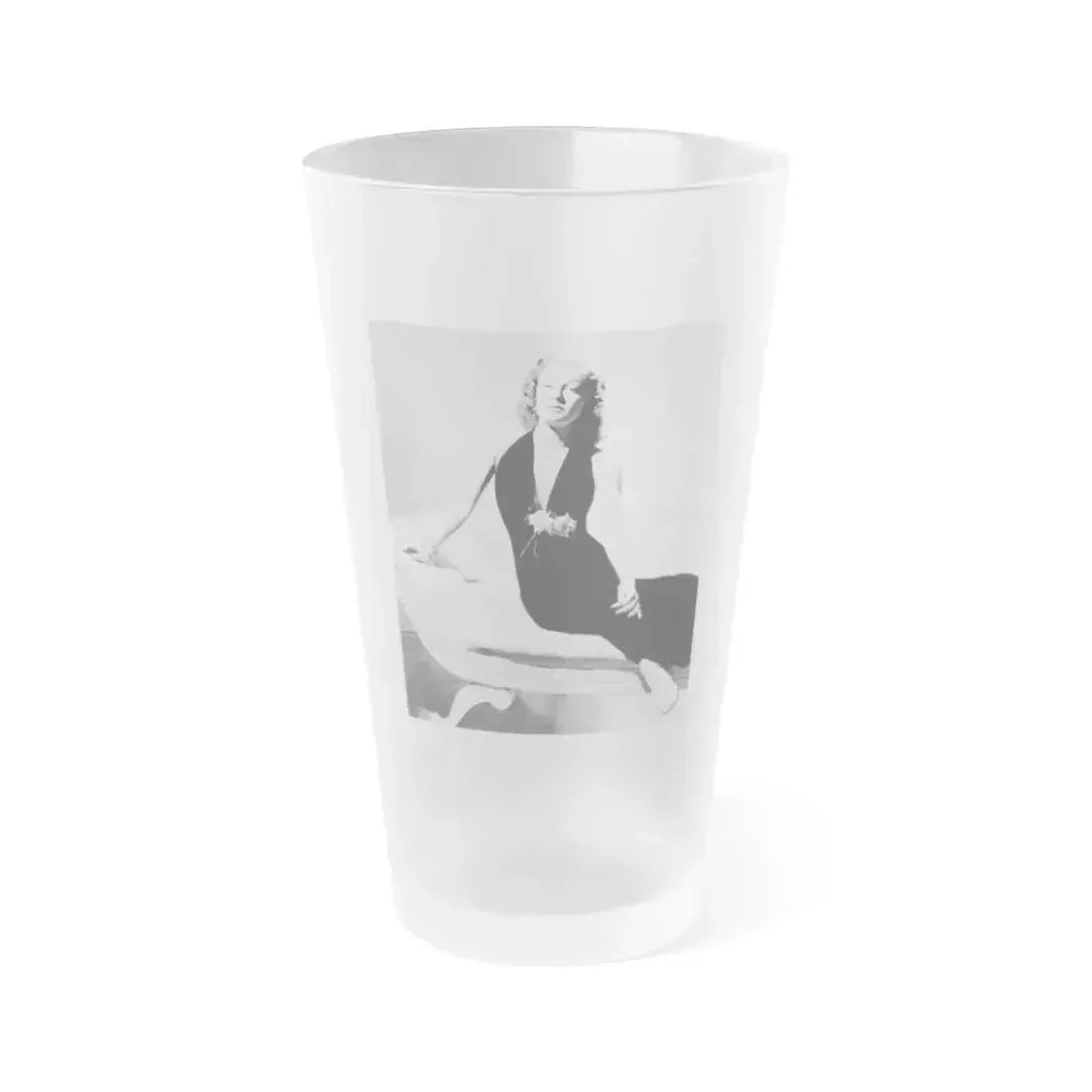 Ann Sheridan #219 (Vintage Female Icon) Frosted Pint Glass 16oz 16oz Frosted - Go Mug Yourself