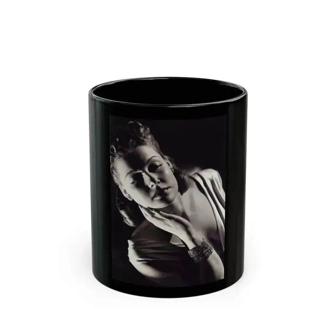Ann Sheridan #220 (Vintage Female Icon) Black Coffee Mug 11oz - Go Mug Yourself