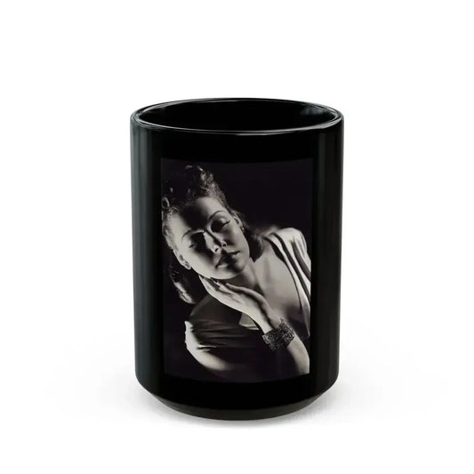 Ann Sheridan #220 (Vintage Female Icon) Black Coffee Mug 15oz - Go Mug Yourself
