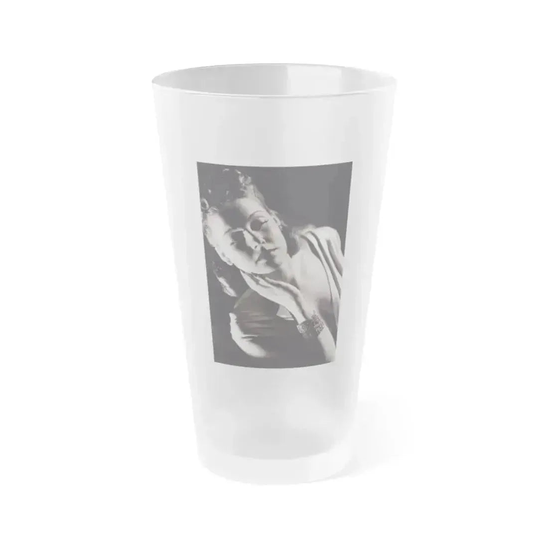 Ann Sheridan #220 (Vintage Female Icon) Frosted Pint Glass 16oz 16oz Frosted - Go Mug Yourself