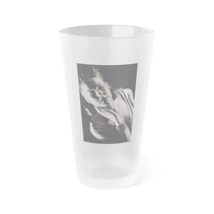 Ann Sheridan #220 (Vintage Female Icon) Frosted Pint Glass 16oz 16oz Frosted - Go Mug Yourself