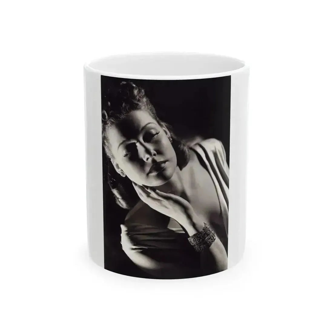Ann Sheridan #220 (Vintage Female Icon) White Coffee Mug 11oz - Go Mug Yourself