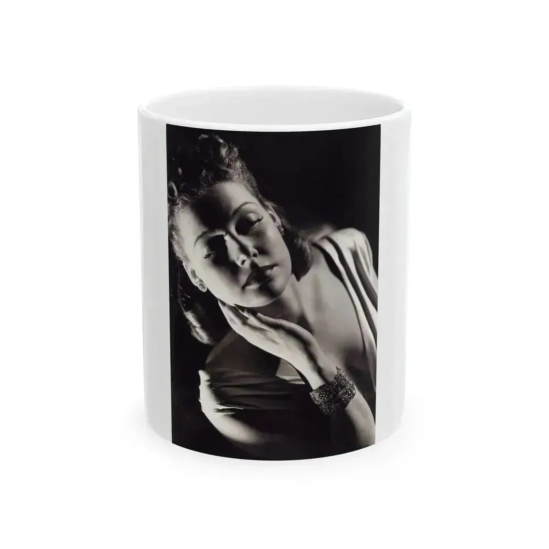 Ann Sheridan #220 (Vintage Female Icon) White Coffee Mug 11oz - Go Mug Yourself
