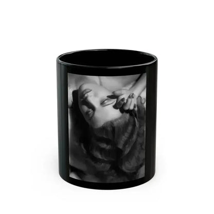 Ann Sheridan #221 (Vintage Female Icon) Black Coffee Mug 11oz - Go Mug Yourself