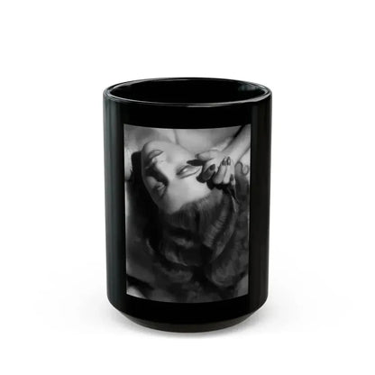 Ann Sheridan #221 (Vintage Female Icon) Black Coffee Mug 15oz - Go Mug Yourself