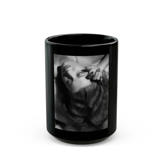 Ann Sheridan #221 (Vintage Female Icon) Black Coffee Mug 15oz - Go Mug Yourself