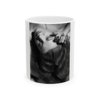 Ann Sheridan #221 (Vintage Female Icon) White Coffee Mug 11oz - Go Mug Yourself