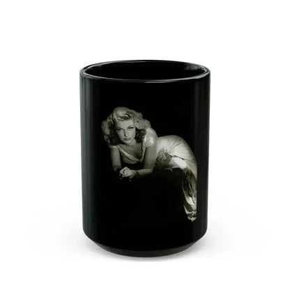 Ann Sheridan #222 (Vintage Female Icon) Black Coffee Mug 15oz - Go Mug Yourself