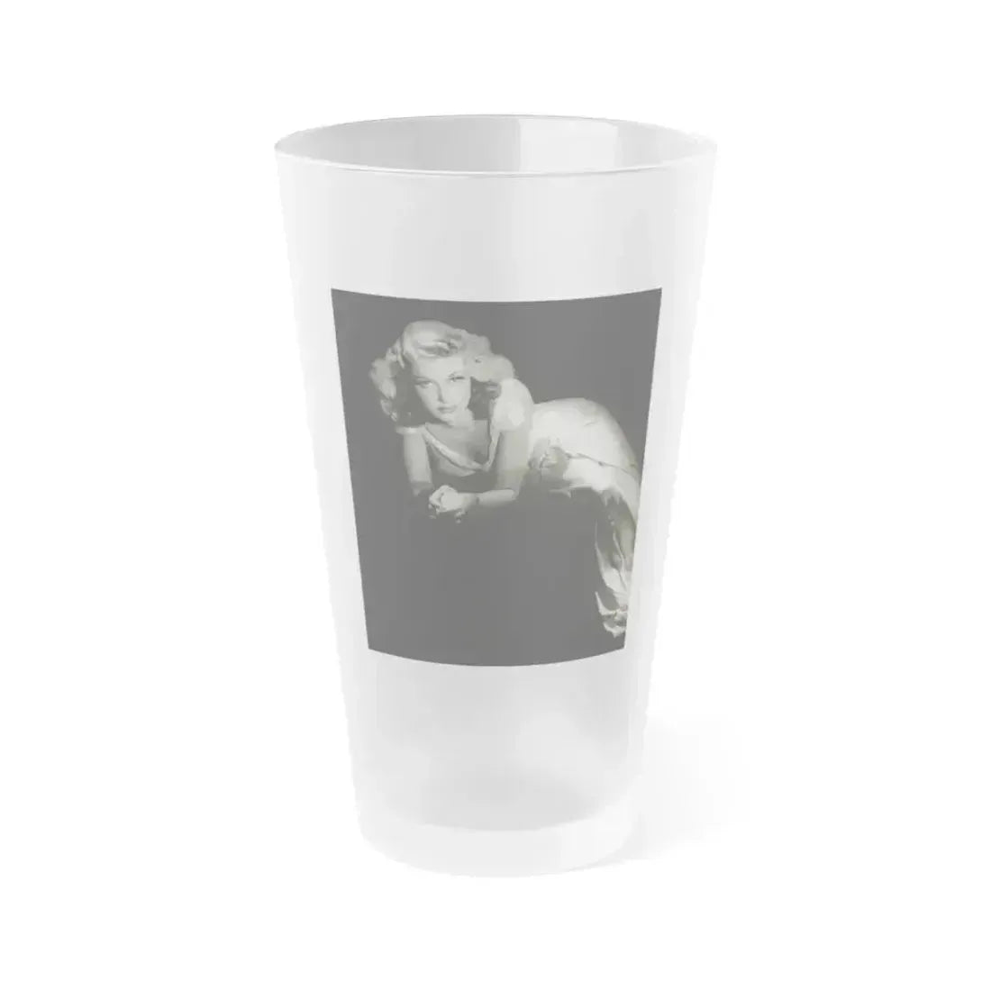 Ann Sheridan #222 (Vintage Female Icon) Frosted Pint Glass 16oz 16oz Frosted - Go Mug Yourself