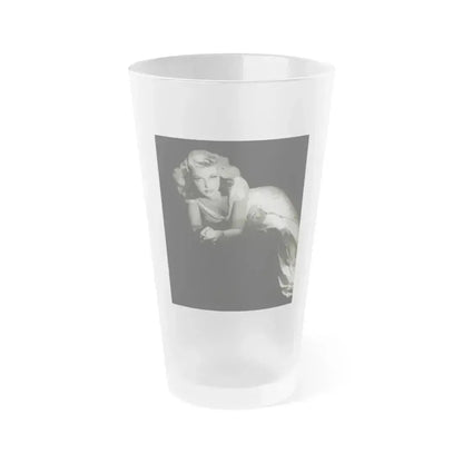 Ann Sheridan #222 (Vintage Female Icon) Frosted Pint Glass 16oz 16oz Frosted - Go Mug Yourself