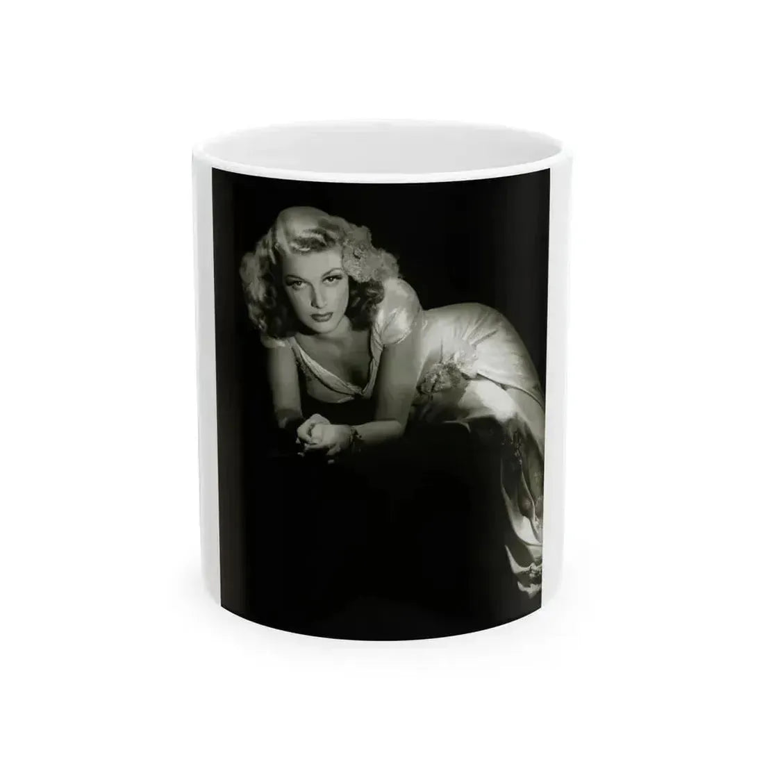 Ann Sheridan #222 (Vintage Female Icon) White Coffee Mug 11oz - Go Mug Yourself