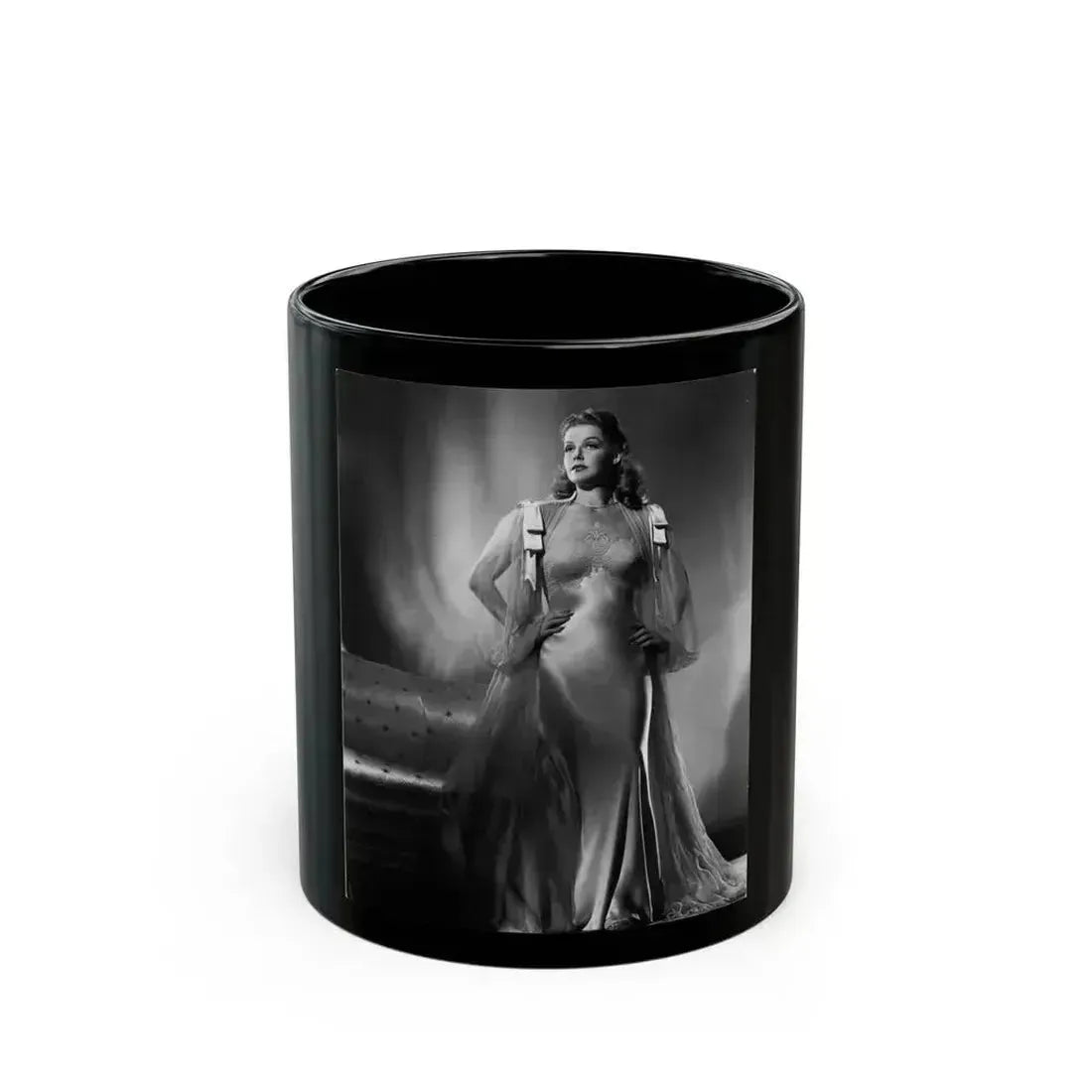 Ann Sheridan #228 (Vintage Female Icon) Black Coffee Mug 11oz - Go Mug Yourself