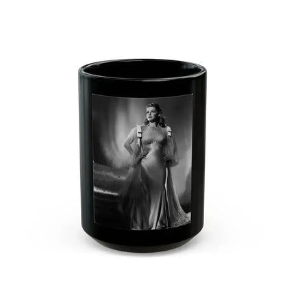 Ann Sheridan #228 (Vintage Female Icon) Black Coffee Mug 15oz - Go Mug Yourself