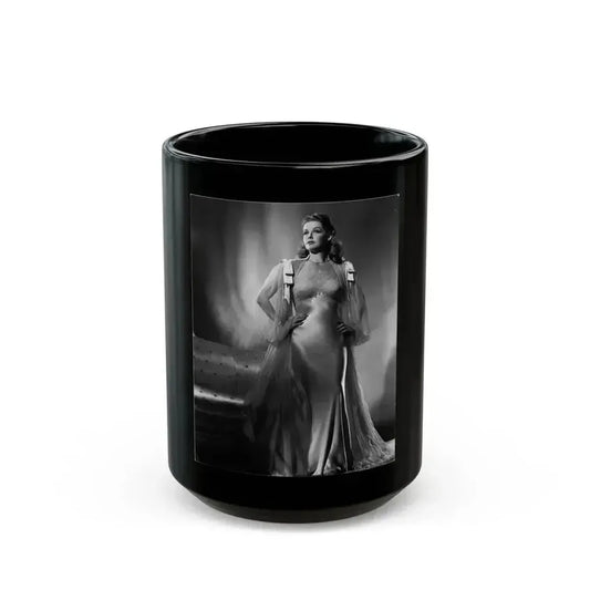 Ann Sheridan #228 (Vintage Female Icon) Black Coffee Mug 15oz - Go Mug Yourself