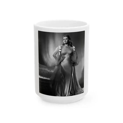 Ann Sheridan #228 (Vintage Female Icon) White Coffee Mug 15oz - Go Mug Yourself
