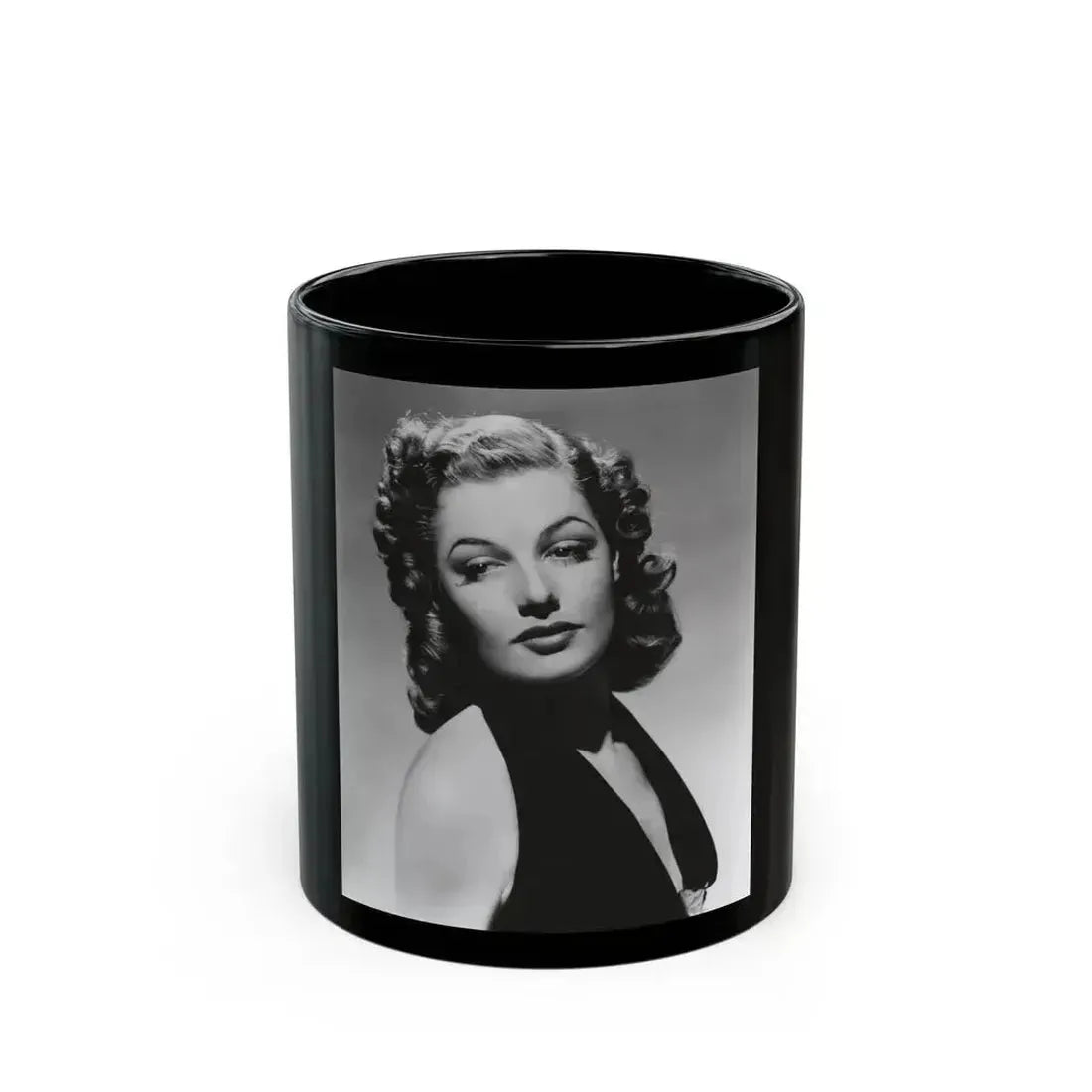 Ann Sheridan #238 (Vintage Female Icon) Black Coffee Mug 11oz - Go Mug Yourself